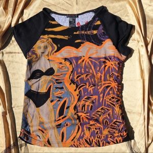 Custo Barcelona multi color top.